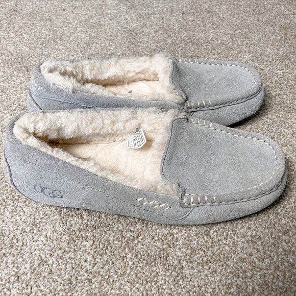 UGG Shoes Ugg Womens Us 9 Ansley Suede Slippers Light Grey 16878